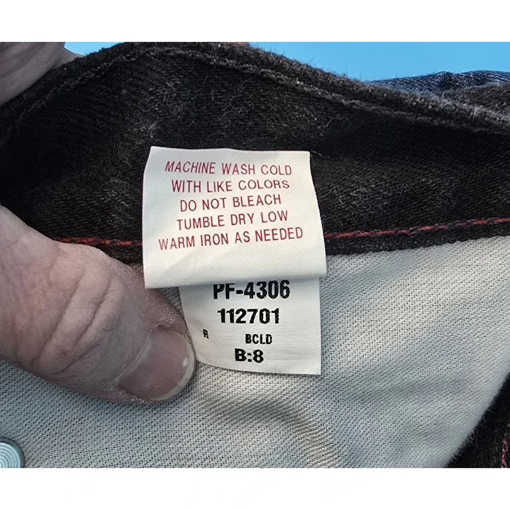 2 Arizona Men's Jeans Sz 36X29 Original Straight Blue Black‎ Denim 100% Cotton
